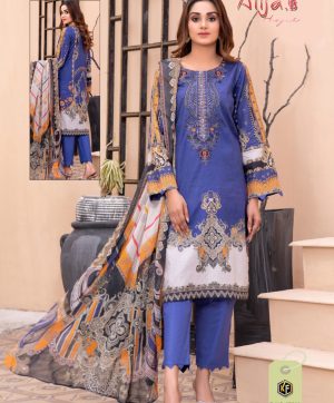 KEVAL FAB ALIJA B LAWN KARACHI SALWAR KAMEEZ 03