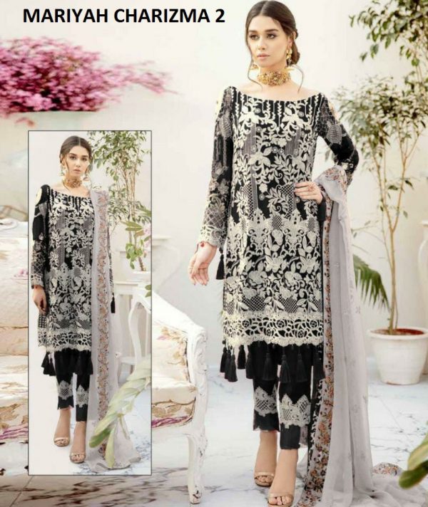 MARIYAH CHARIZMA 2 PAKISTANI SUITS IN LOWEST PRICE