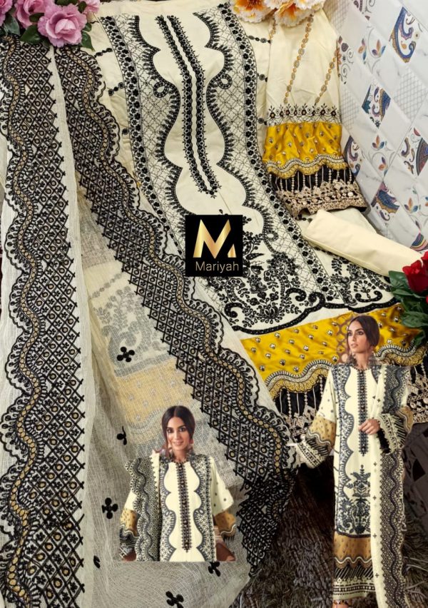 MARIYAH DESIGNER M 54 QALAMKAR PAKISTANI SUITS IN INDIA