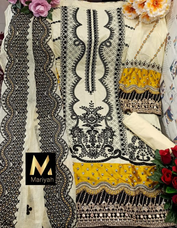 MARIYAH DESIGNER M 54 QALAMKAR PAKISTANI SUITS IN INDIA