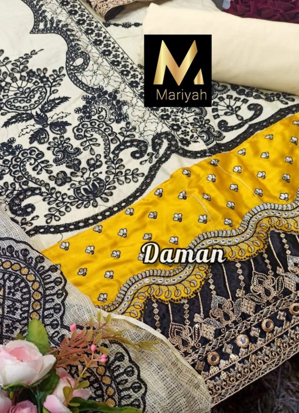 MARIYAH DESIGNER M 54 QALAMKAR PAKISTANI SUITS IN INDIA