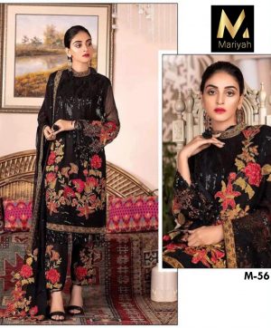 MARIYAH DESIGNER M 56 PAKISTANI SUITS MANUFACTURER