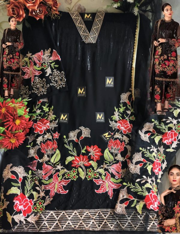 MARIYAH DESIGNER M 56 PAKISTANI SUITS MANUFACTURER