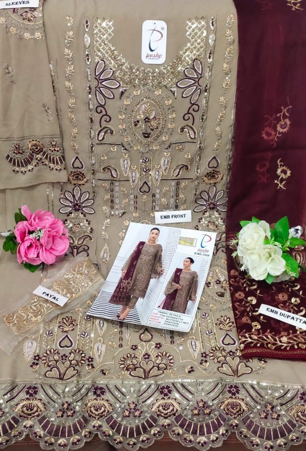 PUSHP CREATION 1039 PAKISTANI SUITS MANUFACTURER