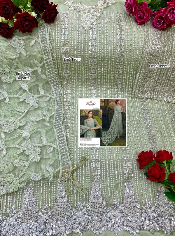 RAMSHA FASHION R 500 C PAKISTANI SUITS IN INDIA