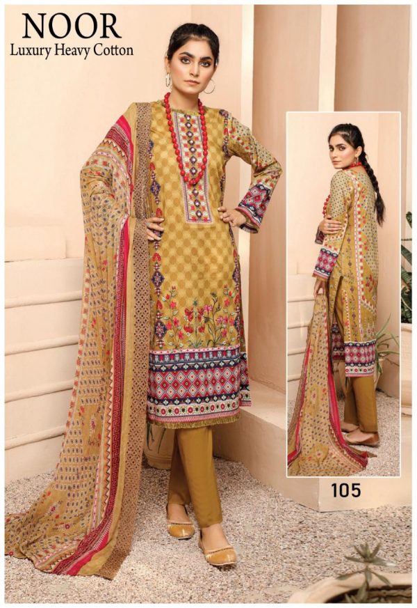 SAADIA ASAD NOOR 05 COTTON KARACHI SUITS