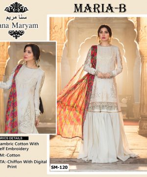 SANA MARYAM SM 120 MARIA B PAKISTANI SUITS IN INDIA