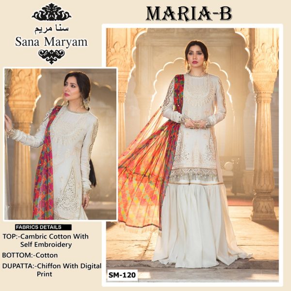 SANA MARYAM SM 120 MARIA B PAKISTANI SUITS IN INDIA