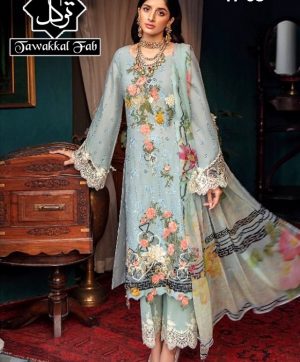 TAWAKKAL FAB TF 08 PAKISTANI SALWAR KAMEEZ WHOLESALER