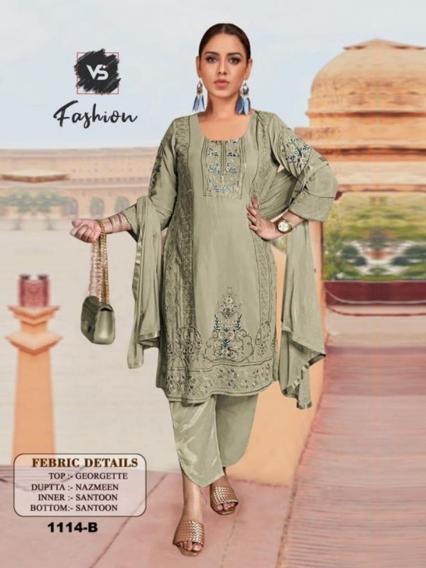 VS FASHION 1114 B PAKISTANI SUITS MANUFACTURER