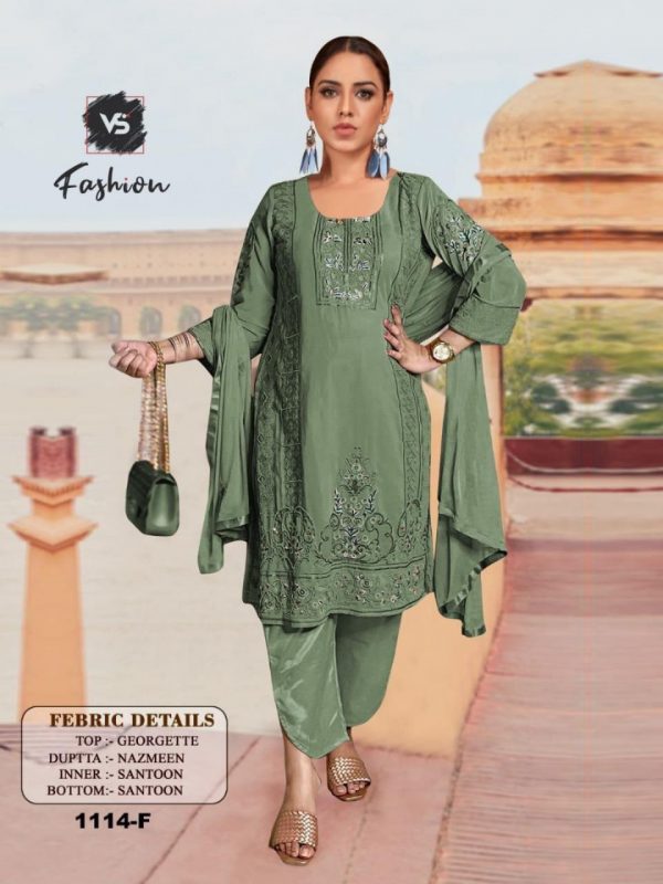 VS FASHION 1114 F PAKISTANI SUITS MANUFACTURER