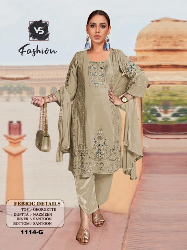 VS FASHION 1114 G PAKISTANI SUITS MANUFACTURER