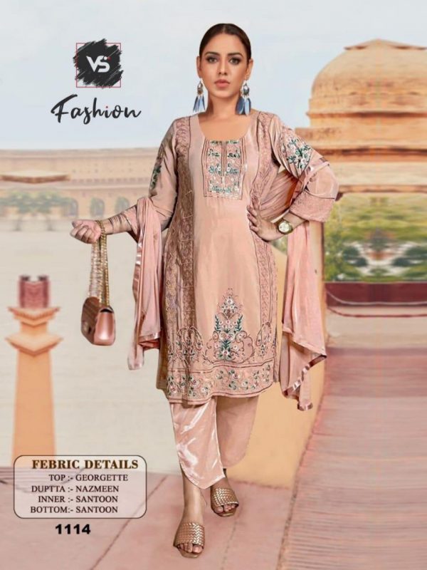 VS FASHION 1114 PAKISTANI SUITS MANUFACTURER