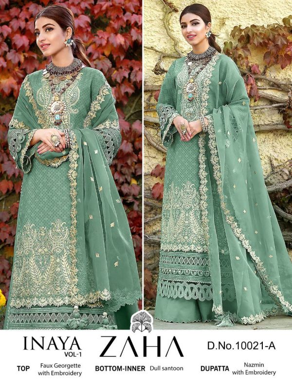 ZAHA 10021 A PAKISTANI SUITS MANUFACTURER