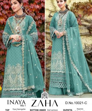 ZAHA 10021 C PAKISTANI SUITS MANUFACTURER