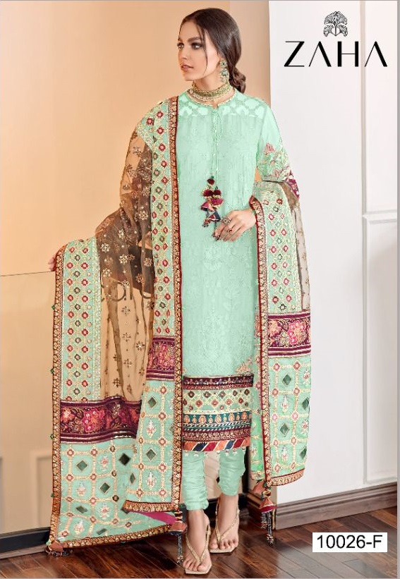 ZAHA 10026 F CHANTELEE VOL 2 PAKISTANI SUITS IN INDIA