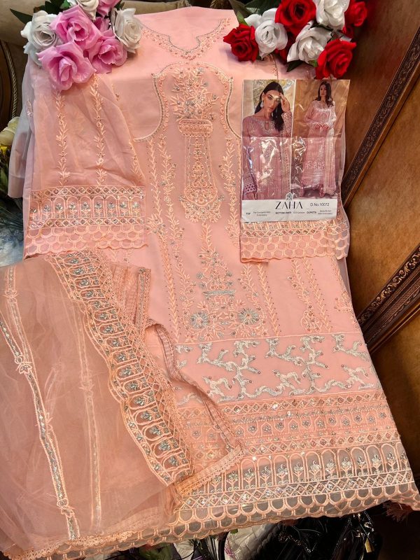 ZAHA 10072 PAKISTANI SUITS MANUFACTURER