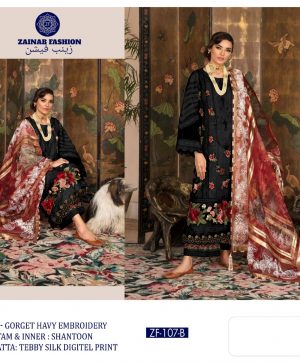 ZAINAB ZF 107 B PAKISTANI SALWAR KAMEEZ WHOLESALER