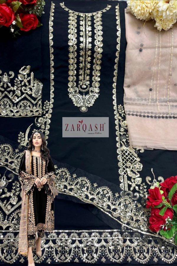 ZARQASH Z 2123 C PAKISTANI SALWAR KAMEEZ WHOLESALER