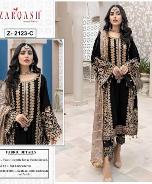 ZARQASH Z 2123 C PAKISTANI SALWAR KAMEEZ WHOLESALER