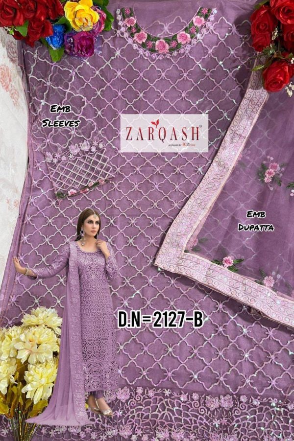 ZARQASH Z 2127 B MARIA PAKISTANI SUITS IN INDIA