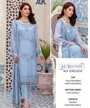 AL KHUSHBU ALK 2010 PAKISTANI SUITS MANUFACTURER