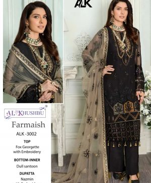 AL KHUSHBU ALK 3002 FARMAISH PAKISTANI SUITS