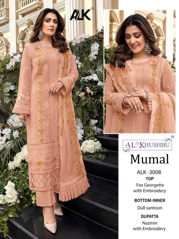 AL KHUSHBU ALK 3008 MUMAL PAKISTANI SUITS IN INDIA