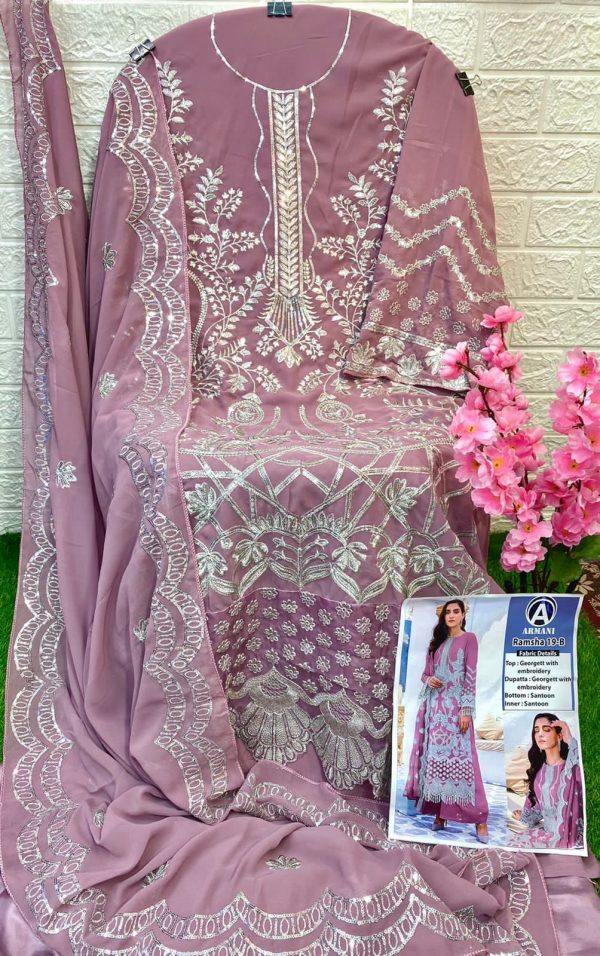 ARMANI RAMSHA 19 B PAKISTANI SUITS MANUFACTURER