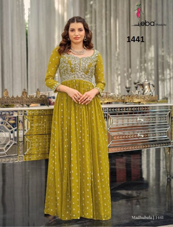 EBA LIFESTYLE 1441 MADHUBALA READYMADE GOWN