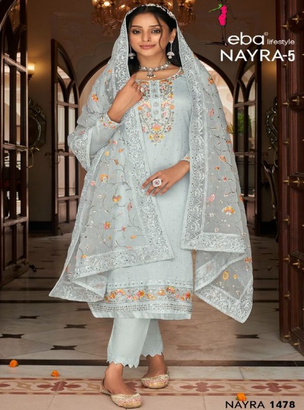 EBA LIFESTYLE 1478 NYRA VOL 5 SALWAR KAMEEZ WHOLESALE