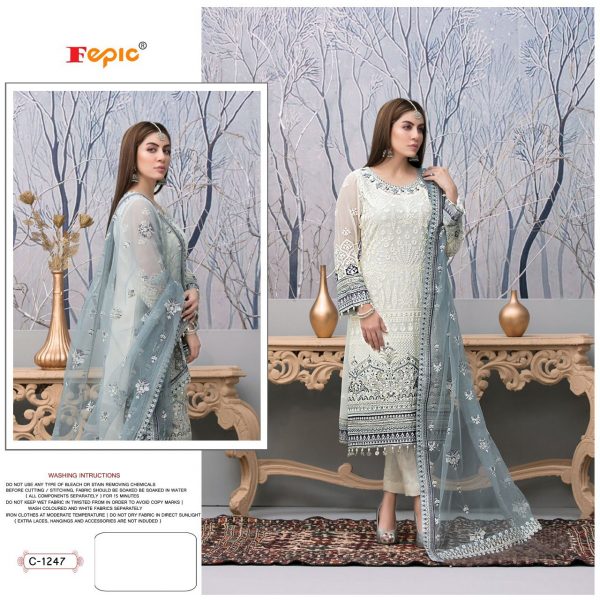 FEPIC C 1247 ROSEMEEN PAKISTANI SUITS MANUFACTURER