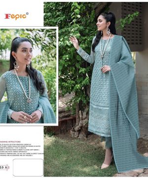 FEPIC C 1259 A ROSEMEEN PAKISTANI SUITS IN INDIA