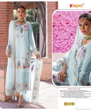 FEPIC D 5214 B ROSEMEEN PAKISTANI SUITS IN INDIA