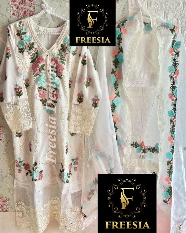 FREESIA DESIGNS 7773 SHAHNAZ VOL 10 PAKISTANI SUITS