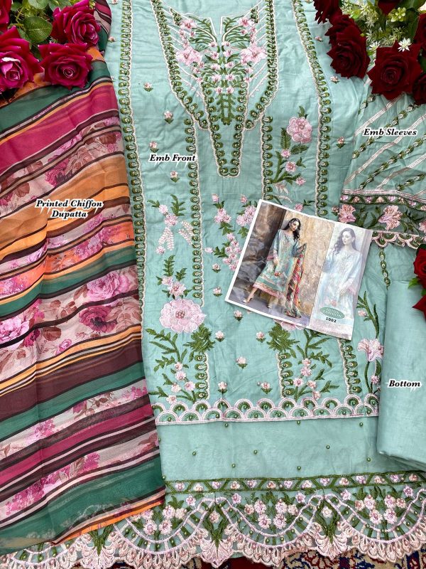 HUDA FASHION 1002 PAKISTANI SUITS IN INDIA