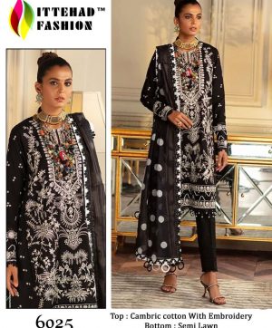 ITTEHAD FASHION 6025 PAKISTANI SUITS IN INDIA