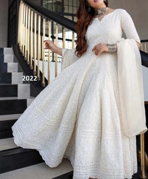 PEHNAVA 2022 READYMADE ANARKALI GOWN WHOLESALE