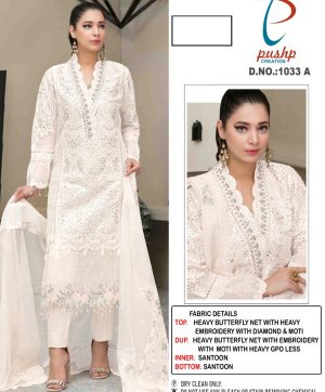 PUSHP CREATION 1033 A PAKISTANI SUITS MANUFACTURER