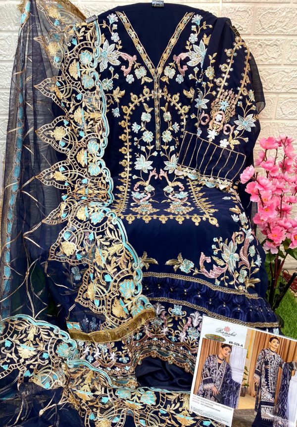 RAMSHA FASHION R 526 A PAKISTANI SUITS IN INDIA