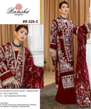 RAMSHA FASHION R 526 C PAKISTANI SUITS IN INDIA