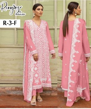 RUNGREZ R 3 F PAKISTANI SUITS IN LOWEST PRICE