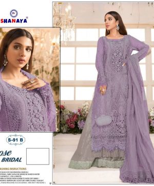 SHANAYA FASHION S 91 B ROSE BRIDAL PAKISTANI SUITS