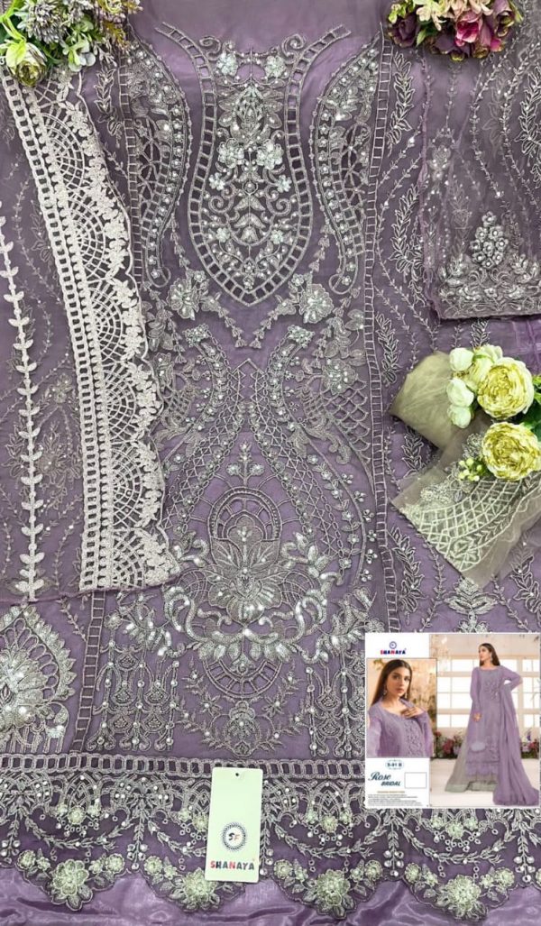 SHANAYA FASHION S 91 B ROSE BRIDAL PAKISTANI SUITS