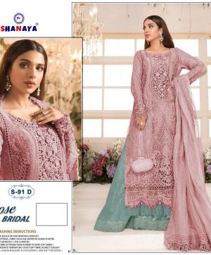 SHANAYA FASHION S 91 D ROSE BRIDAL PAKISTANI SUITS