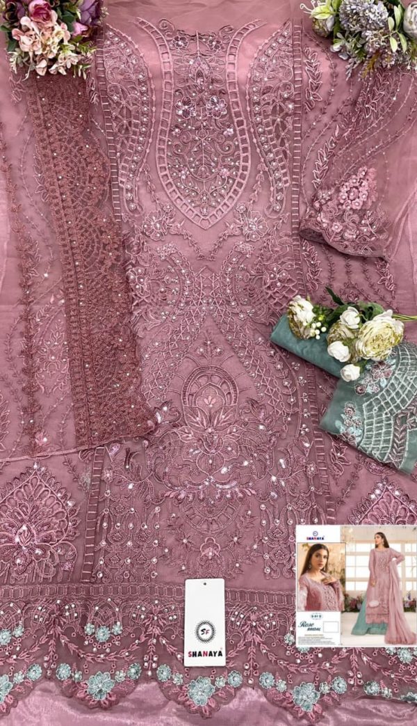 SHANAYA FASHION S 91 D ROSE BRIDAL PAKISTANI SUITS