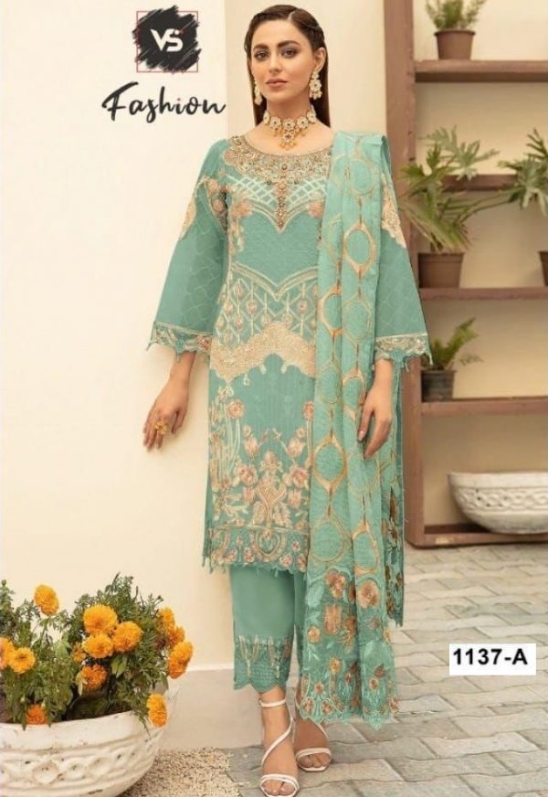 VS FASHION 1137 A PAKISTANI SUITS IN LOWEST PRICE