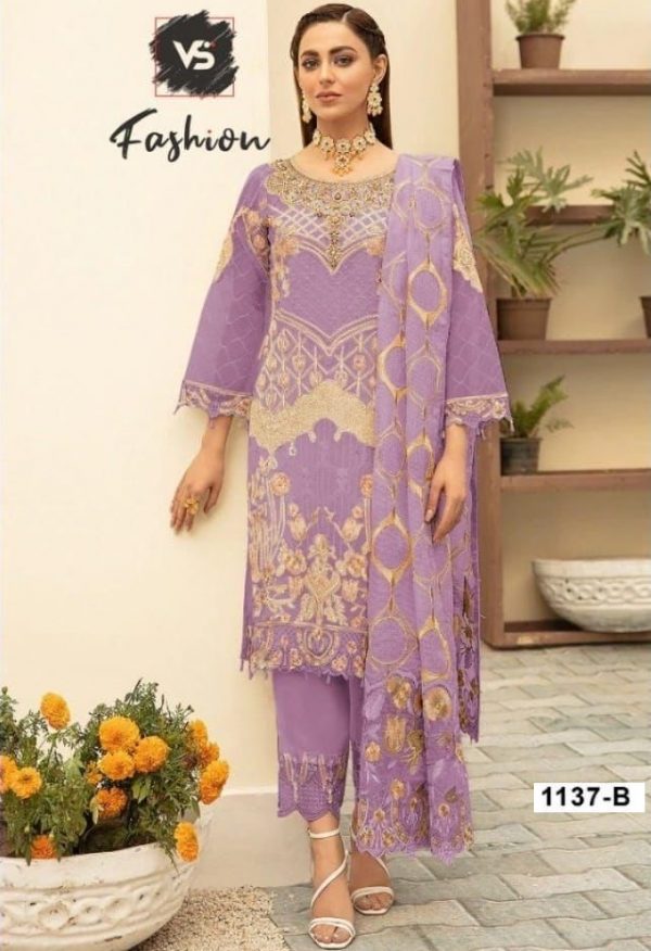 VS FASHION 1137 B PAKISTANI SUITS IN LOWEST PRICE