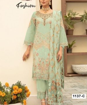 VS FASHION 1137 C PAKISTANI SUITS IN LOWEST PRICE