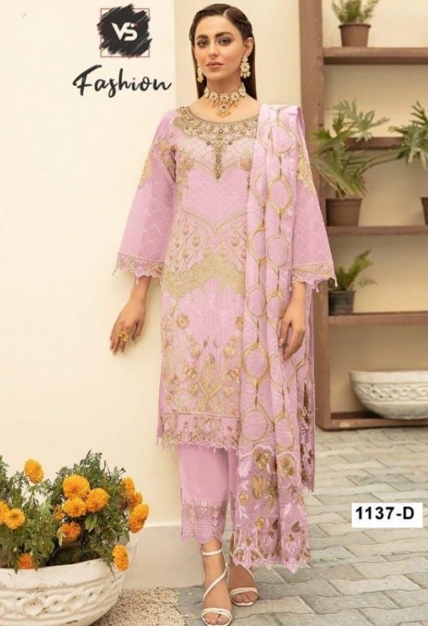 VS FASHION 1137 D PAKISTANI SUITS IN LOWEST PRICE